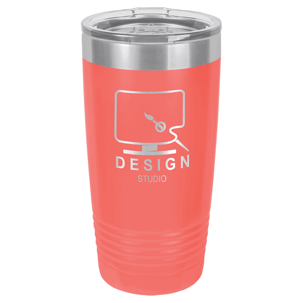 Polar Camel 20 oz. Coral Ringneck Tumbler with Standard Lid