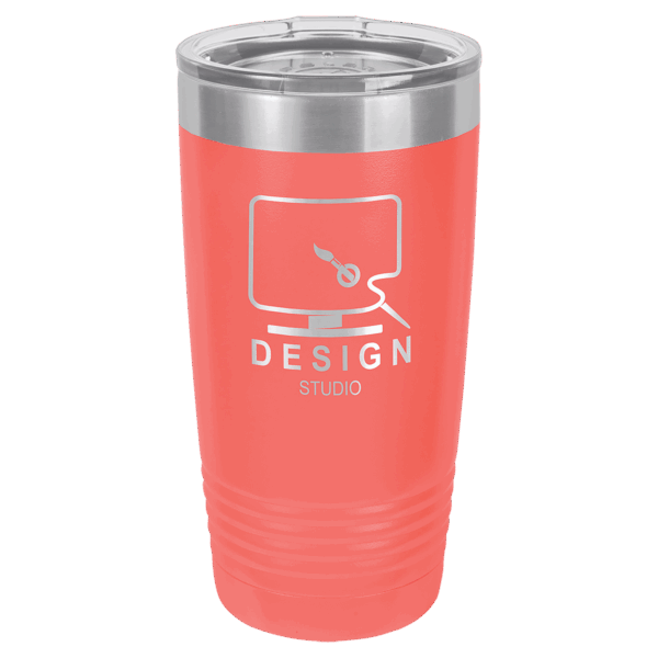 Polar Camel 20 oz. Coral Ringneck Tumbler with Standard Lid