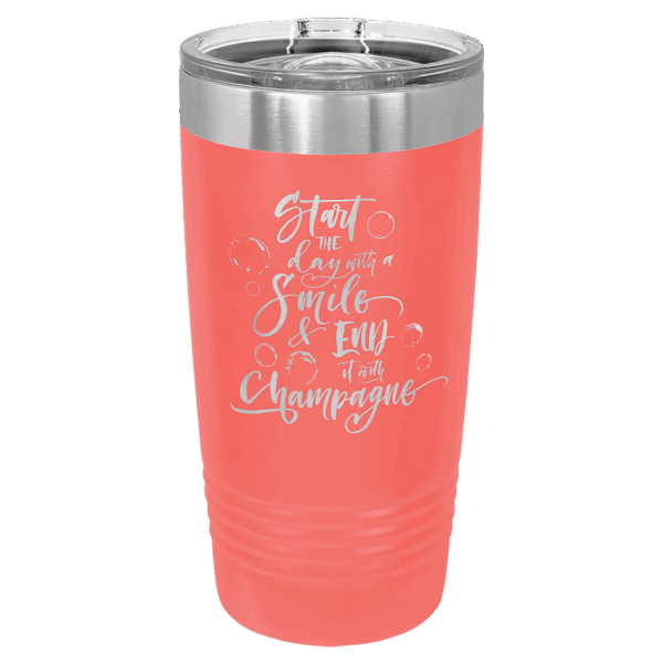 Polar Camel 20 oz. Coral Ringneck Tumbler with Slider Lid