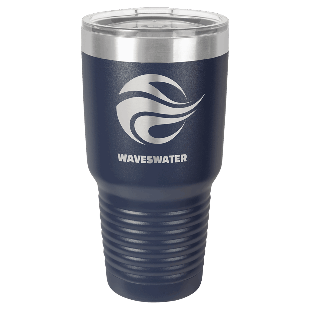 Polar Camel 30 oz. Navy Blue Ringneck Tumbler with Standard Lid