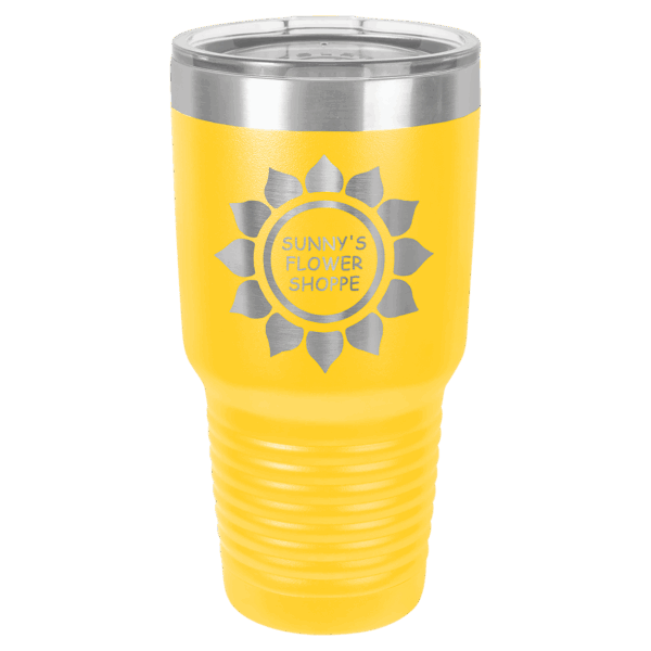 Polar Camel 30 oz. Yellow Ringneck Tumbler with Standard Lid