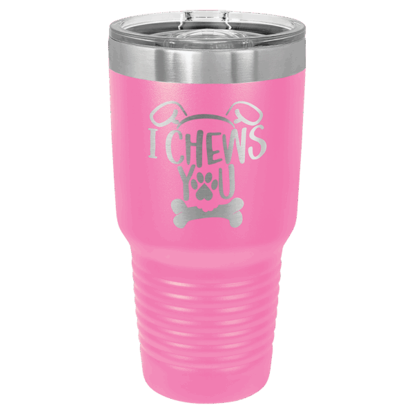 Polar Camel 30 oz. Pink Ringneck Tumbler with Slider Lid