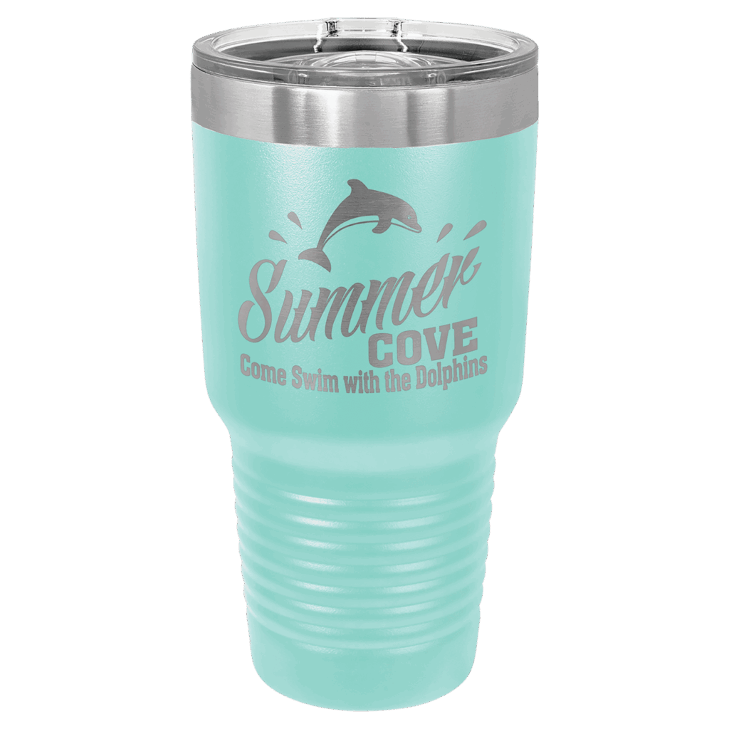 Polar Camel 30 oz. Teal Ringneck Tumbler with Slider Lid