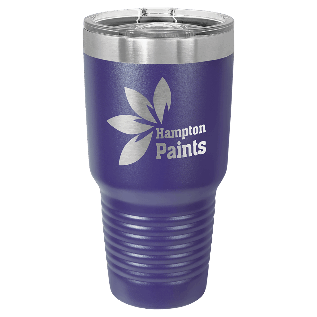 Polar Camel 30 oz. Purple Ringneck Tumbler with Slider Lid