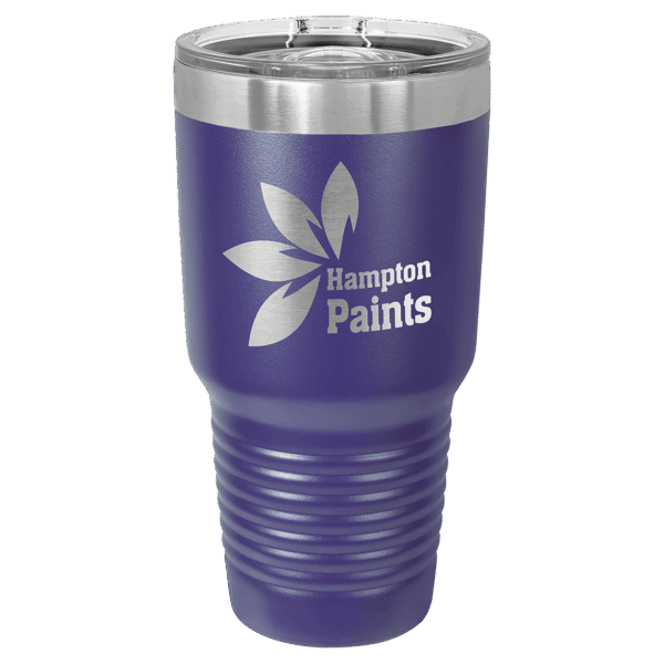 Polar Camel 30 oz. Purple Ringneck Tumbler with Slider Lid
