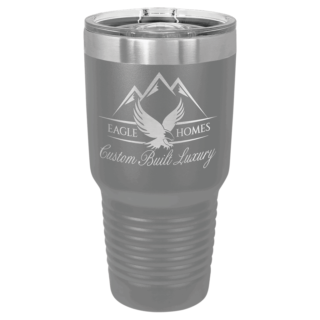 Polar Camel 30 oz. Dark Gray Ringneck Tumbler with Slider Lid