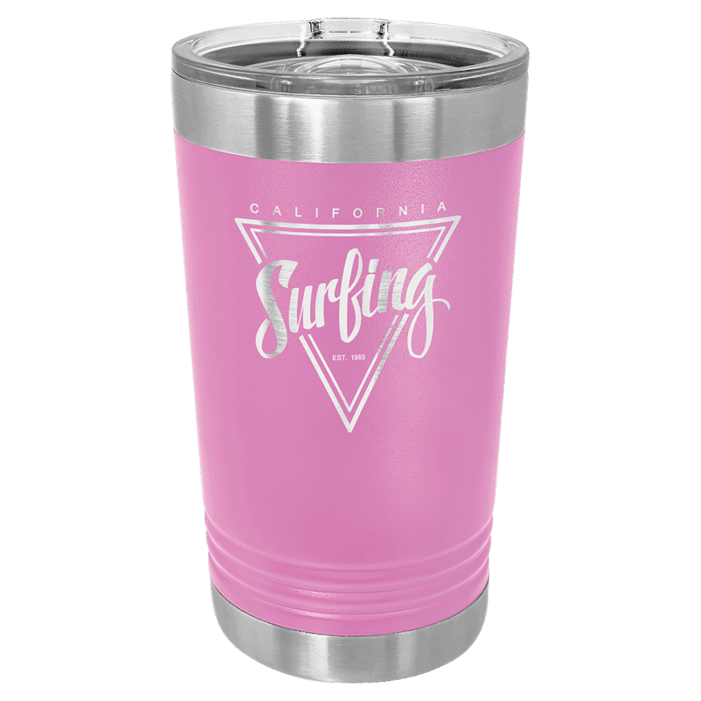 Polar Camel Light Purple 16 oz. Pint with Slider Lid