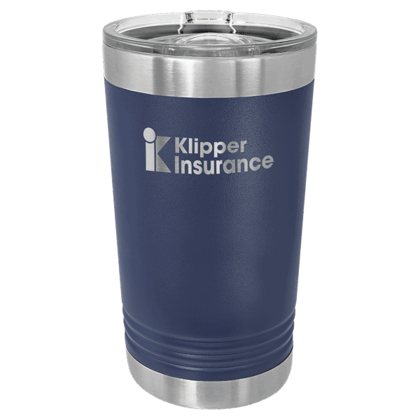 Polar Camel Navy Blue 16 oz. Pint with Slider Lid
