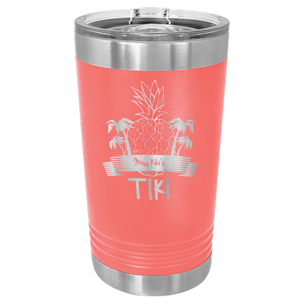 Polar Camel Coral 16 oz. Pint with Slider Lid