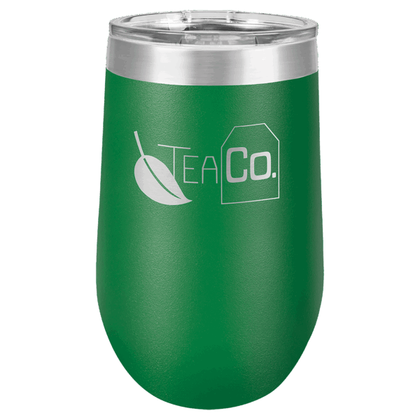 Polar Camel 16 oz. Green Vacuum Insulated Stemless Tumbler with Lid