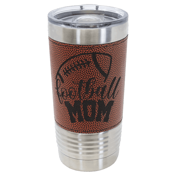 Polar Camel 20 oz. Football Tumbler with Slider Lid