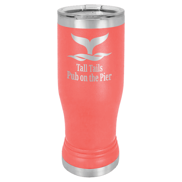 Polar Camel 14 oz. Coral Pilsner Tumbler with Standard Lid