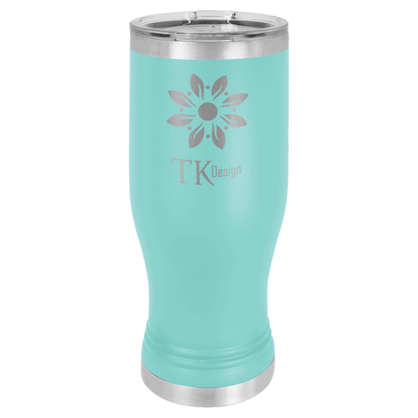 Polar Camel 20 oz. Teal Pilsner Tumbler with Standard Lid