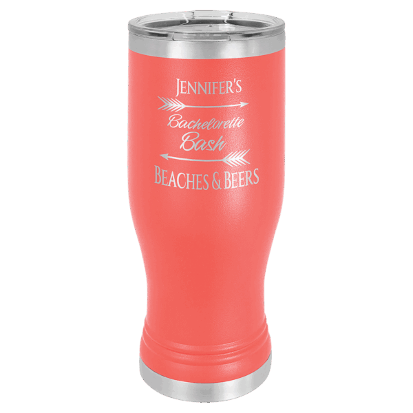 Polar Camel 20 oz. Coral Pilsner Tumbler with Standard Lid