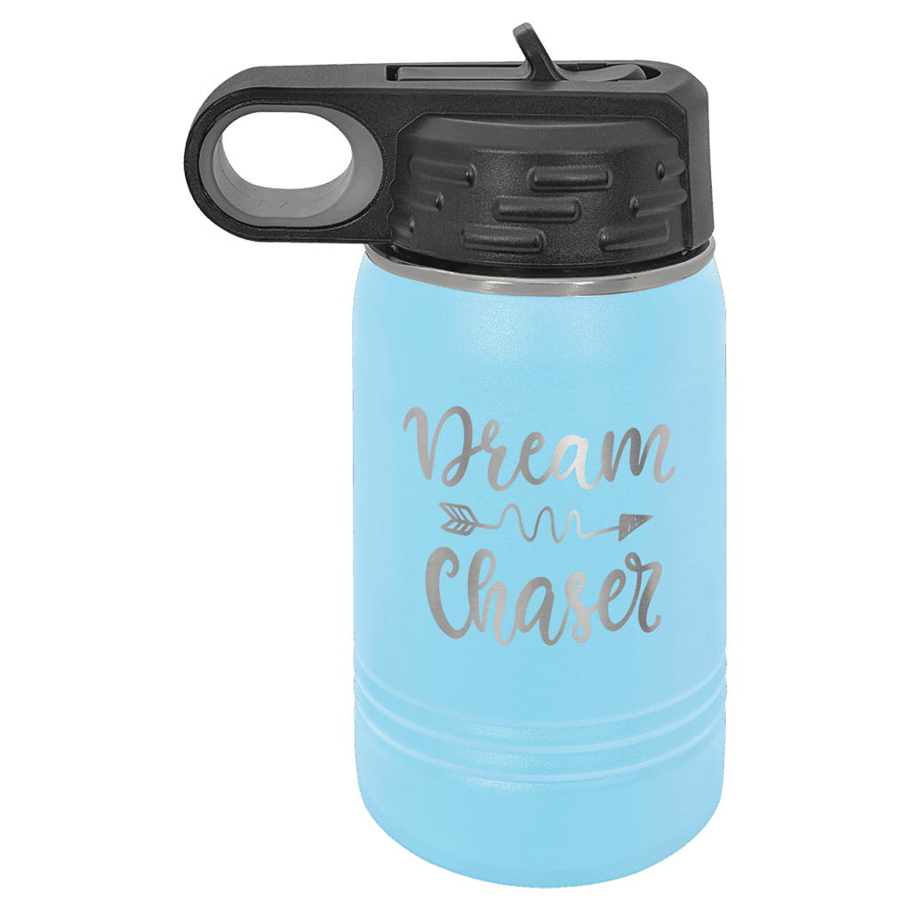 Polar Camel 12 oz. Light Blue Water Bottle