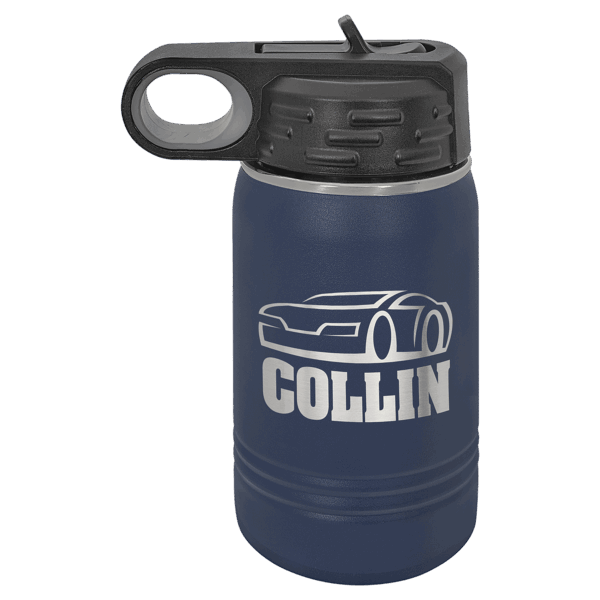 Polar Camel 12 oz. Navy Blue Water Bottle
