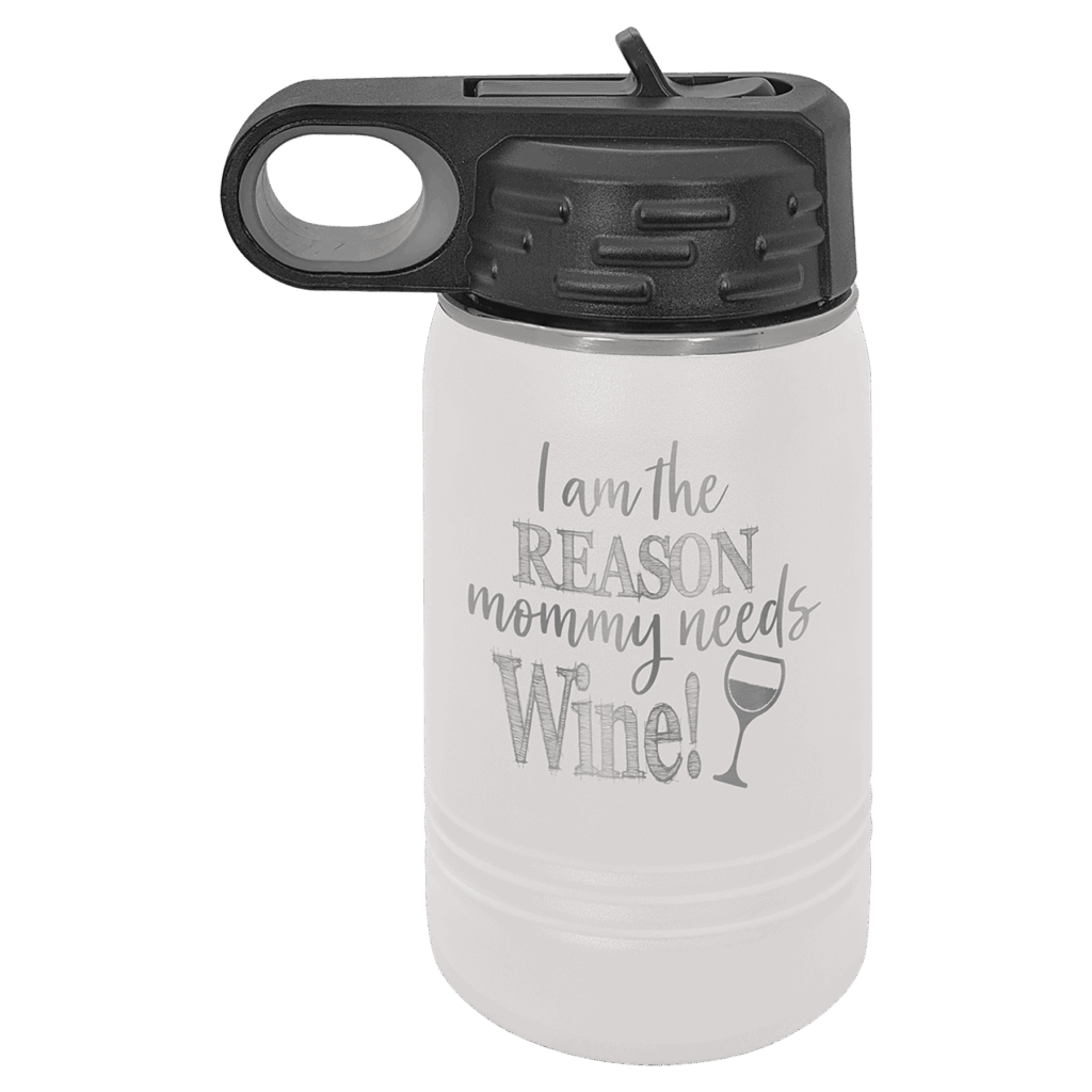 Polar Camel 12 oz. White Water Bottle