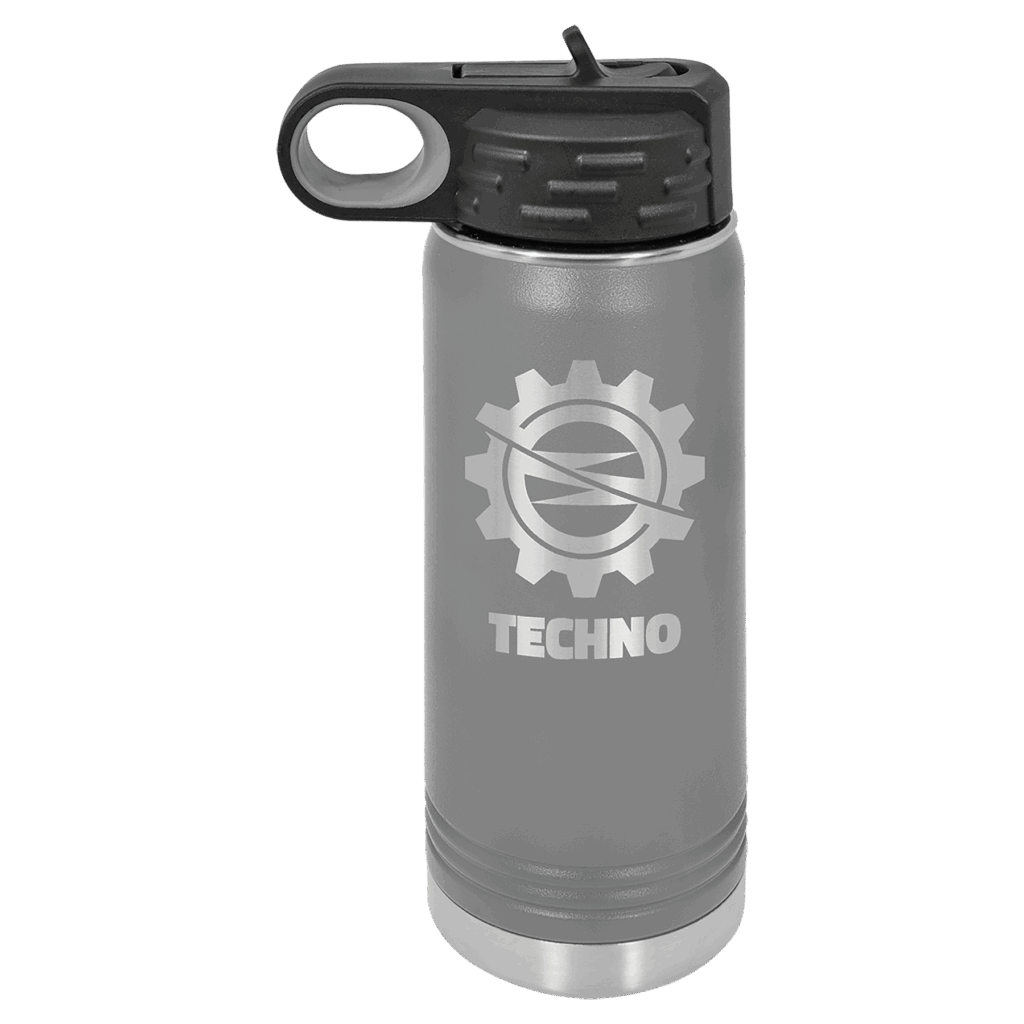 Polar Camel 20 oz. Dark Gray Water Bottle