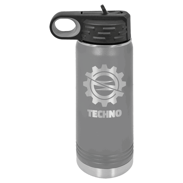 Polar Camel 20 oz. Dark Gray Water Bottle
