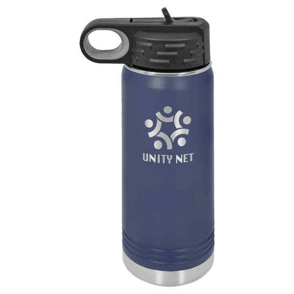 Polar Camel 20 oz. Navy Blue Water Bottle