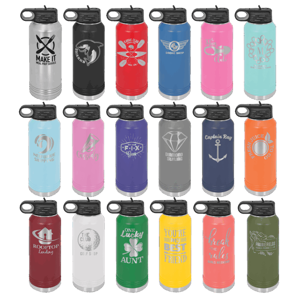 Polar Camel 32 oz. Water Bottle Sample Set