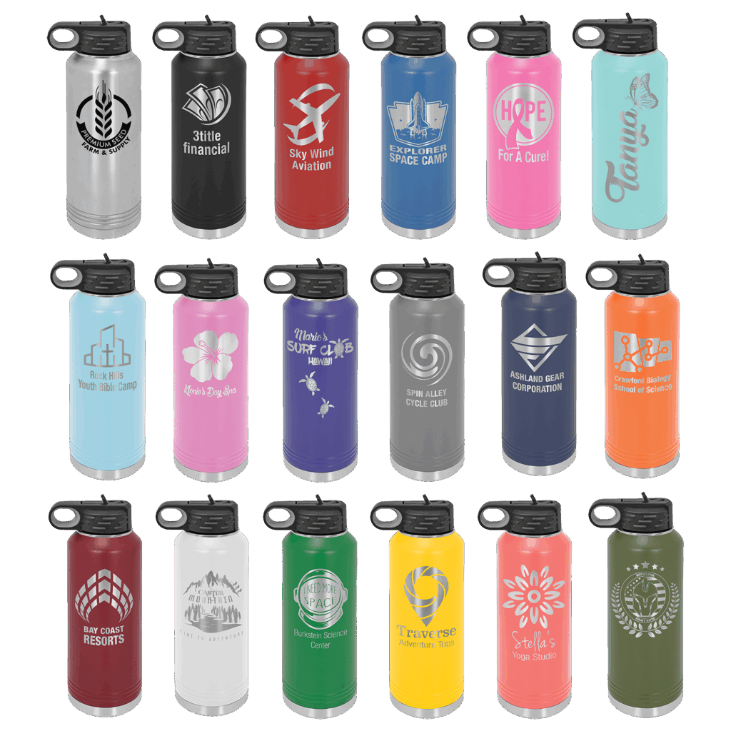 Polar Camel 40 oz. Water Bottle Sample Set