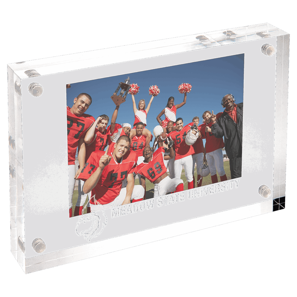 4" x 6" Clear Rectangle Magnetic Acrylic