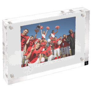 4" x 6" Clear Rectangle Magnetic Acrylic