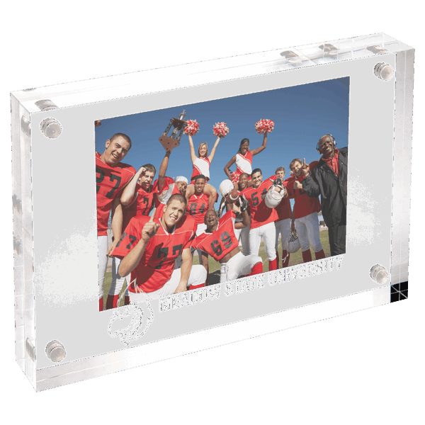 4" x 6" Clear Rectangle Magnetic Acrylic