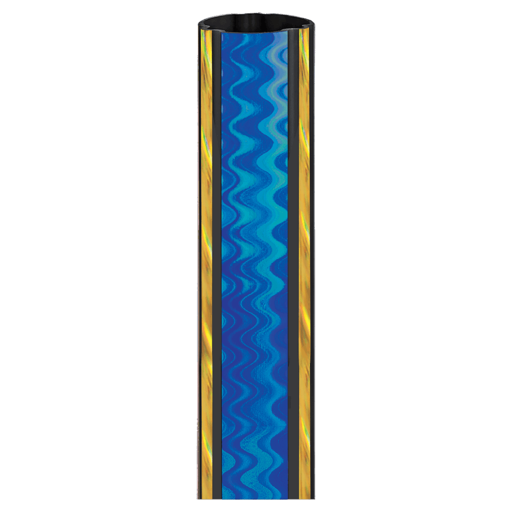 1 3/4" Round Blue/Gold 45" Magic Trophy Column