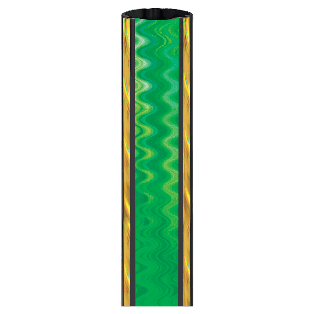 1 3/4" Round Green/Gold 45" Magic Trophy Column