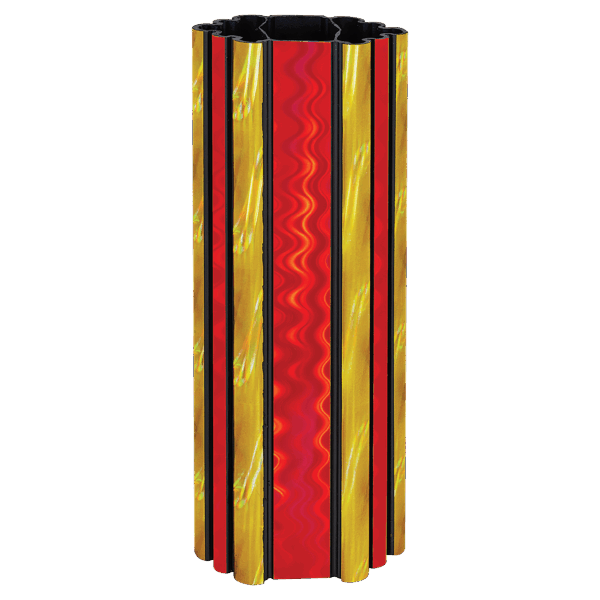 2" x 3" Red/Gold 45" Magic Trophy Column