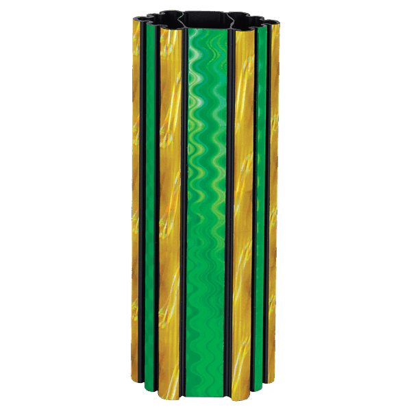 2" x 3" Green/Gold 45" Magic Trophy Column