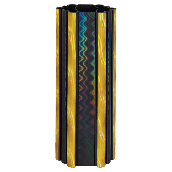 2" x 3" Black/Gold 45" Magic Trophy Column