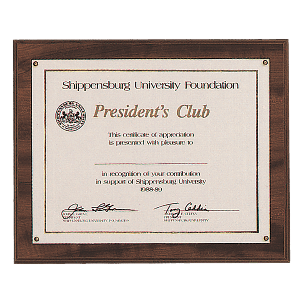 10 1/2" x 13"  Holds 8 1/2" x 11" American Walnut Finish Photo/Certificate Holder