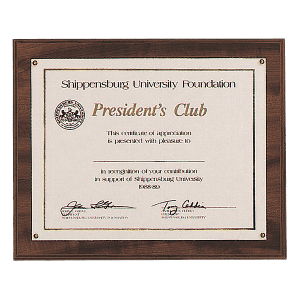 10 1/2" x 13" Holds 8 1/2" x 11" American Walnut Finish Photo/Certificate Holder