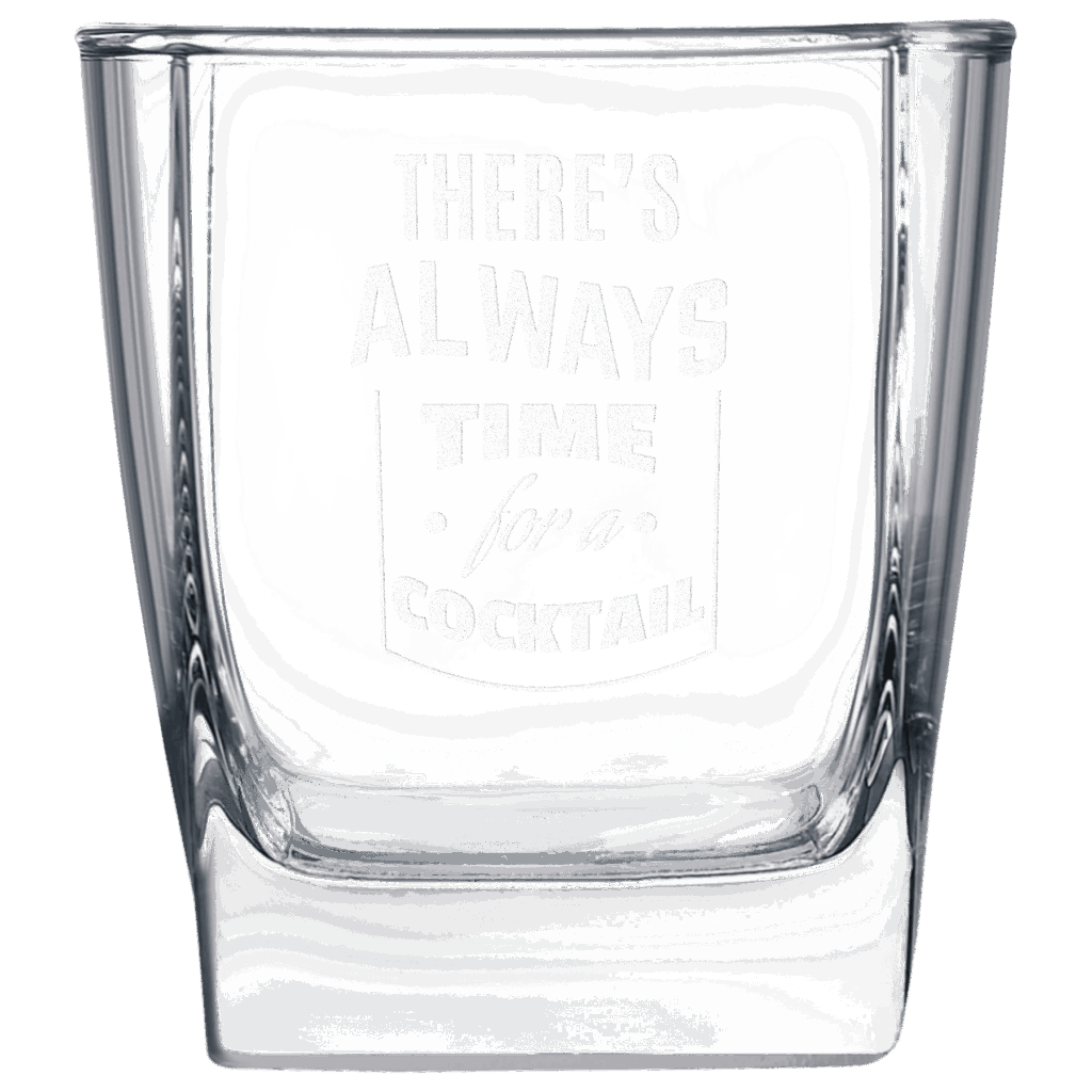 Polar Camel 10 1/2 oz. Square On The Rocks Glass