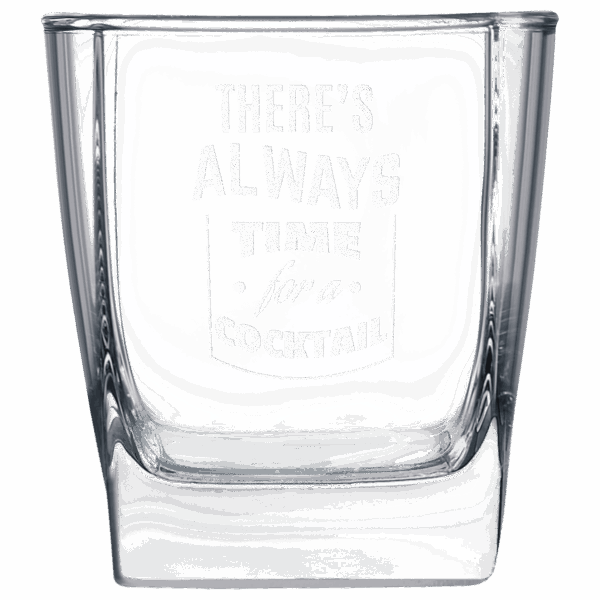 Polar Camel 10 1/2 oz. Square On The Rocks Glass