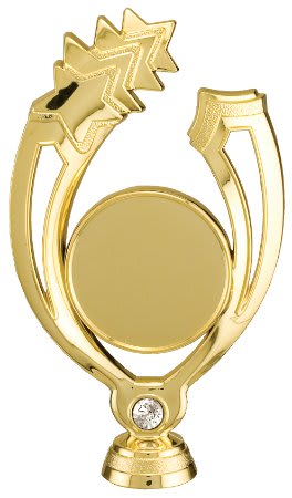 6" Star with Bling 2" Insert Holder Figure
