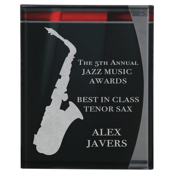 7 3/4" x 9 3/4" Lustre Acrylic Plaque with Hanger
