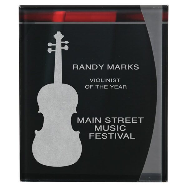 8 3/4" x 11 3/4" Lustre Acrylic Plaque with Hanger