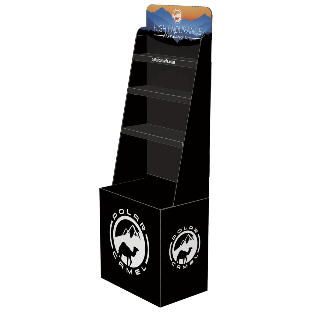 Self-Standing Polar Camel POP Display