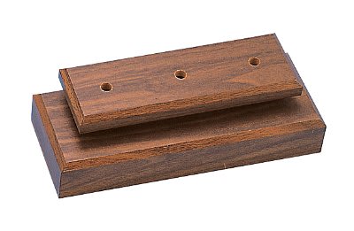 3 1/2" x 9" x 1 1/2" Cherry Finish Base & Lid Set