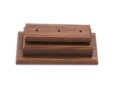 5" x 9 1/2" x 2 1/8" Cherry Finish 2-Post Set