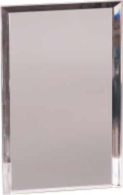 5 1/2" x 9" Rectangle Prestige Acrylic Replacement Blank for PTA23
