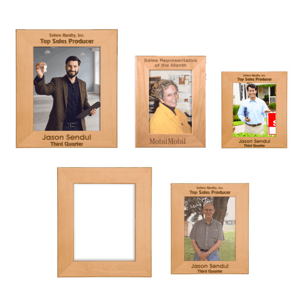 Genuine Red Alder Picture Frame Blank Sample Set