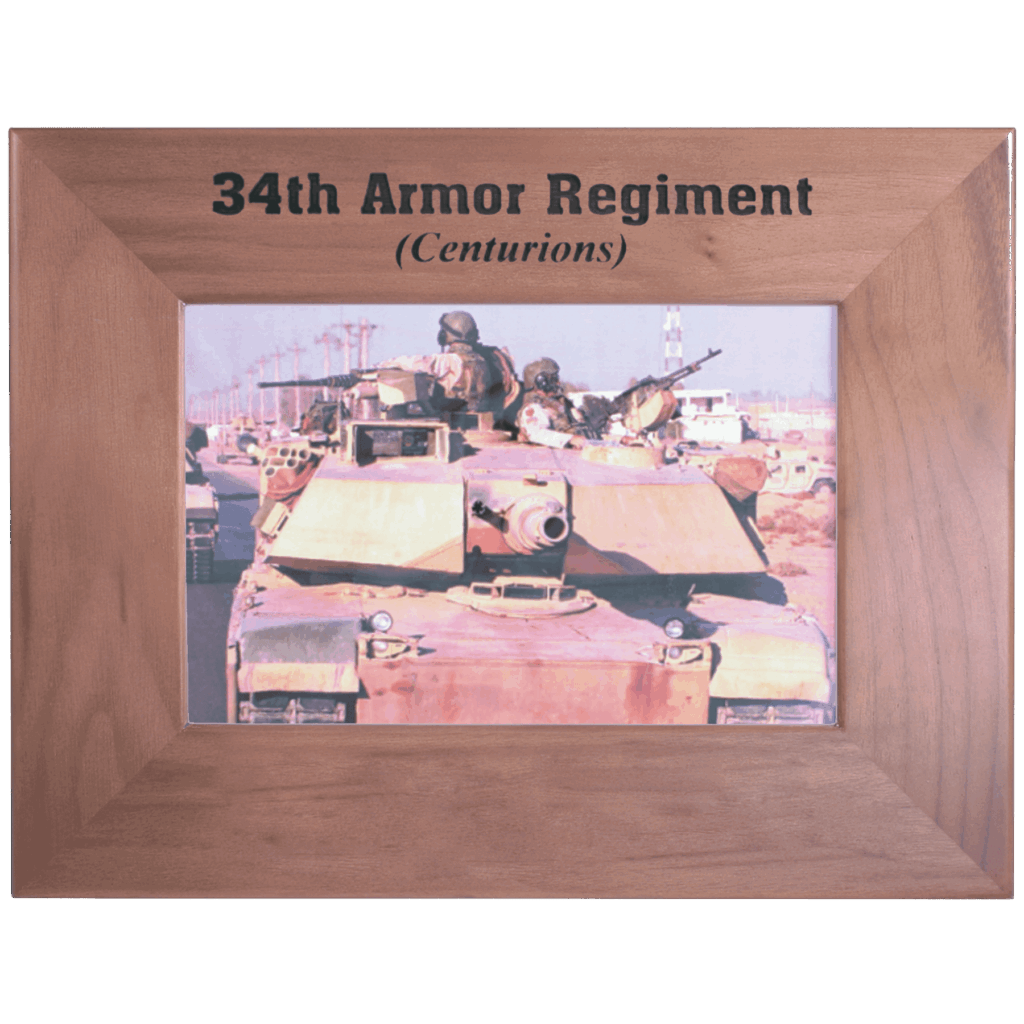 4" x 6" Genuine Walnut Picture Frame