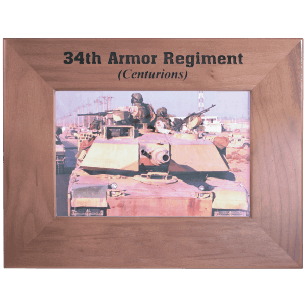 4" x 6" Genuine Walnut Picture Frame