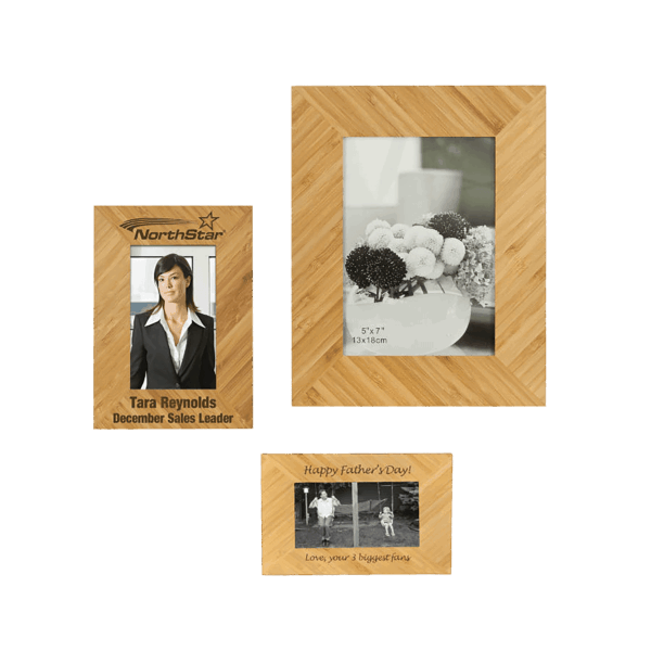 Bamboo Picture Frame Sample Set