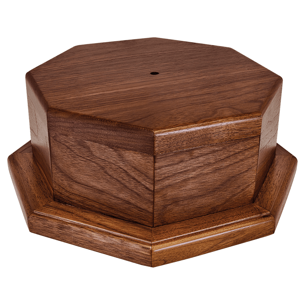 11 1/4" x 4 5/8" Walnut Perpetual Base